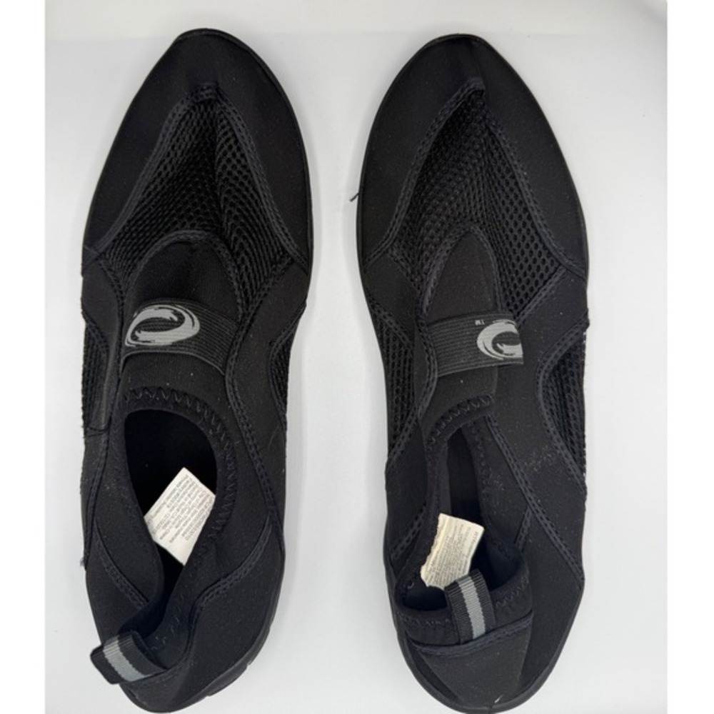 O'Rageous Men 11 Black Water Shoes Sport Sneakers Slip‎ On Sporty Activewear